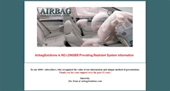 Desktop Screenshot of airbagsolutions.com